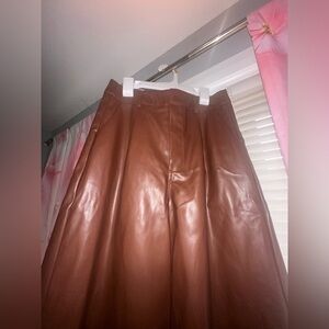 Brown Leather pants